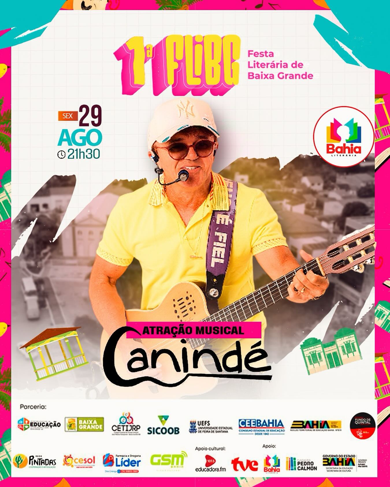 FLIBG 2024: Música, Cultura e Literatura em Harmonia na Primeira Festa Literária de Baixa Grande